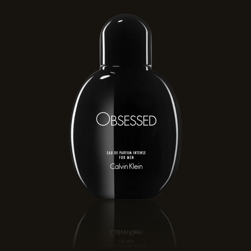 Calvin Klein Obsessed Intense parfumeprøve i mørk flakon – Mandedufte.dk