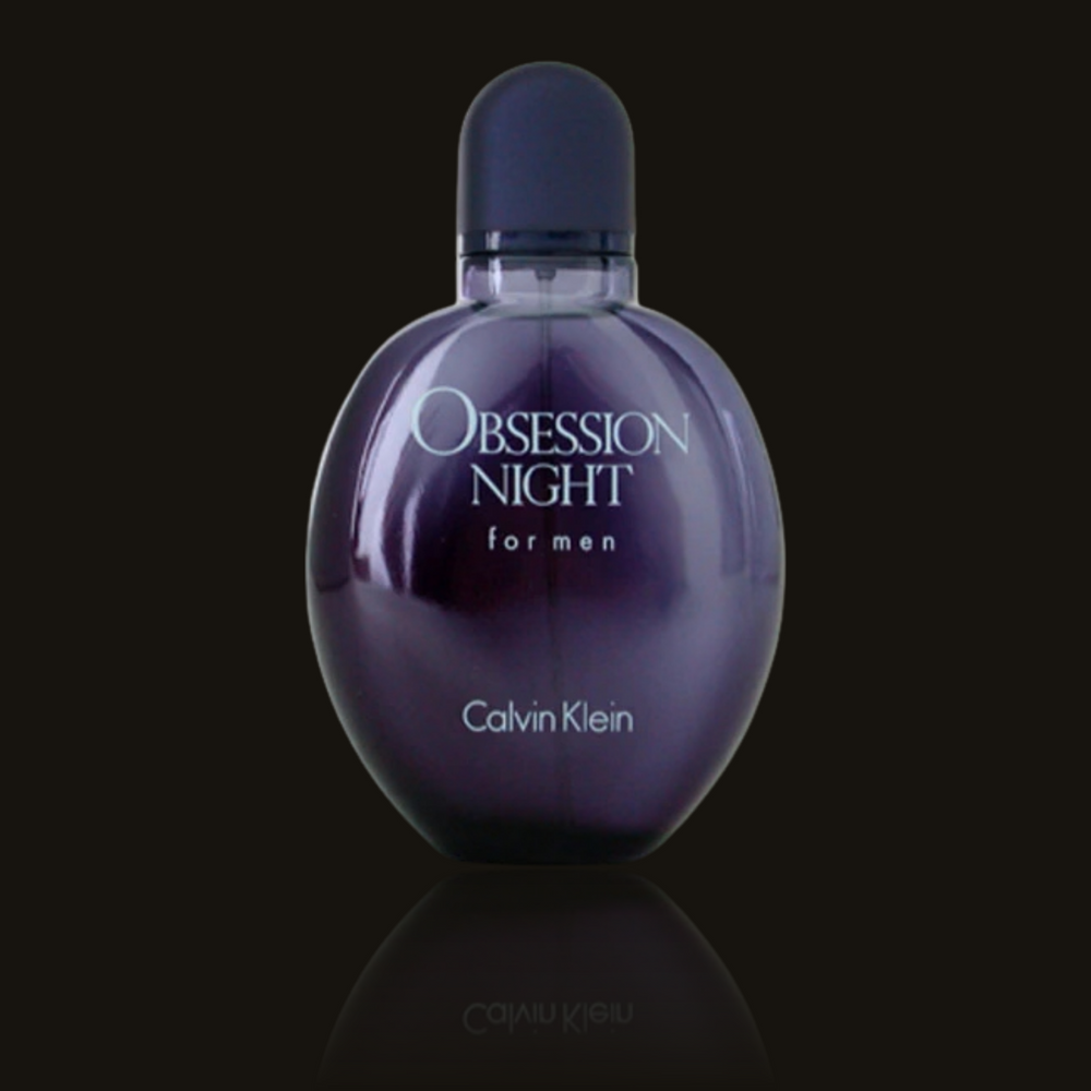 Calvin Klein Obsession Night parfumeprøve i mørk flakon – Mandedufte.dk