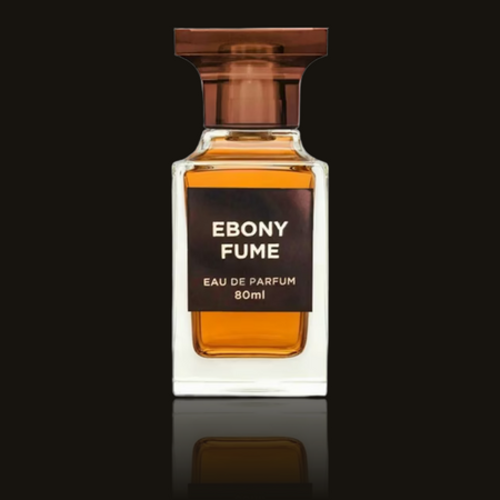Fragrance World Ebony Fume parfumeprøve i mørk flakon – Mandedufte.dk