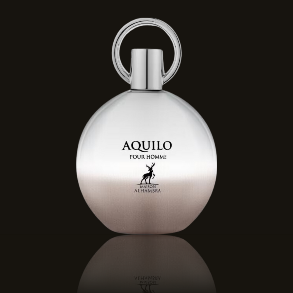 Maison Alhambra Aquilo Pour Homme parfumeprøve i mørk flakon – Mandedufte.dk