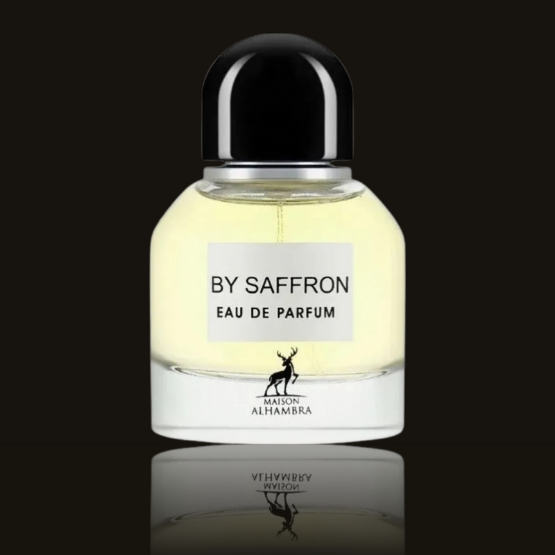 Maison Alhambra By Saffron parfumeprøve i mørk flakon – Mandedufte.dk