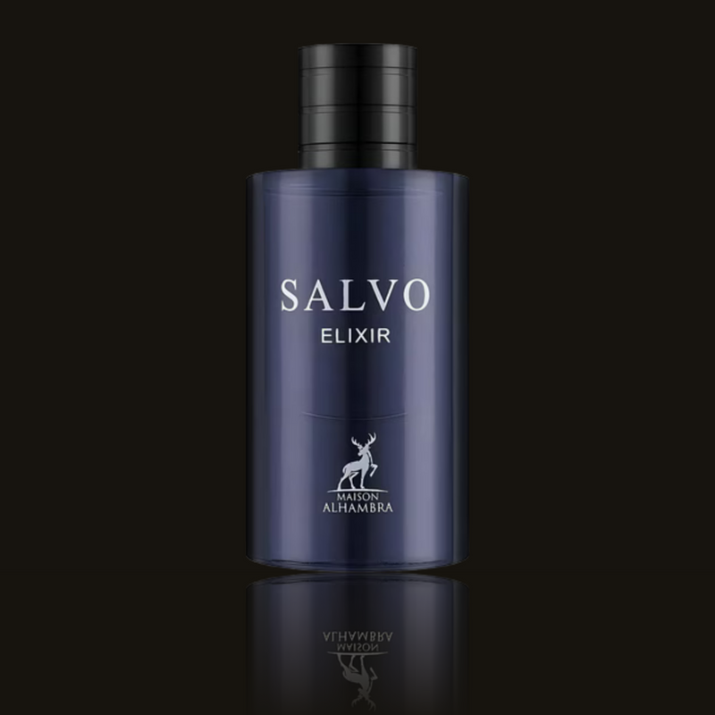 Maison Alhambra Salvo Elixir parfumeprøve i mørk flakon – Mandedufte.dk