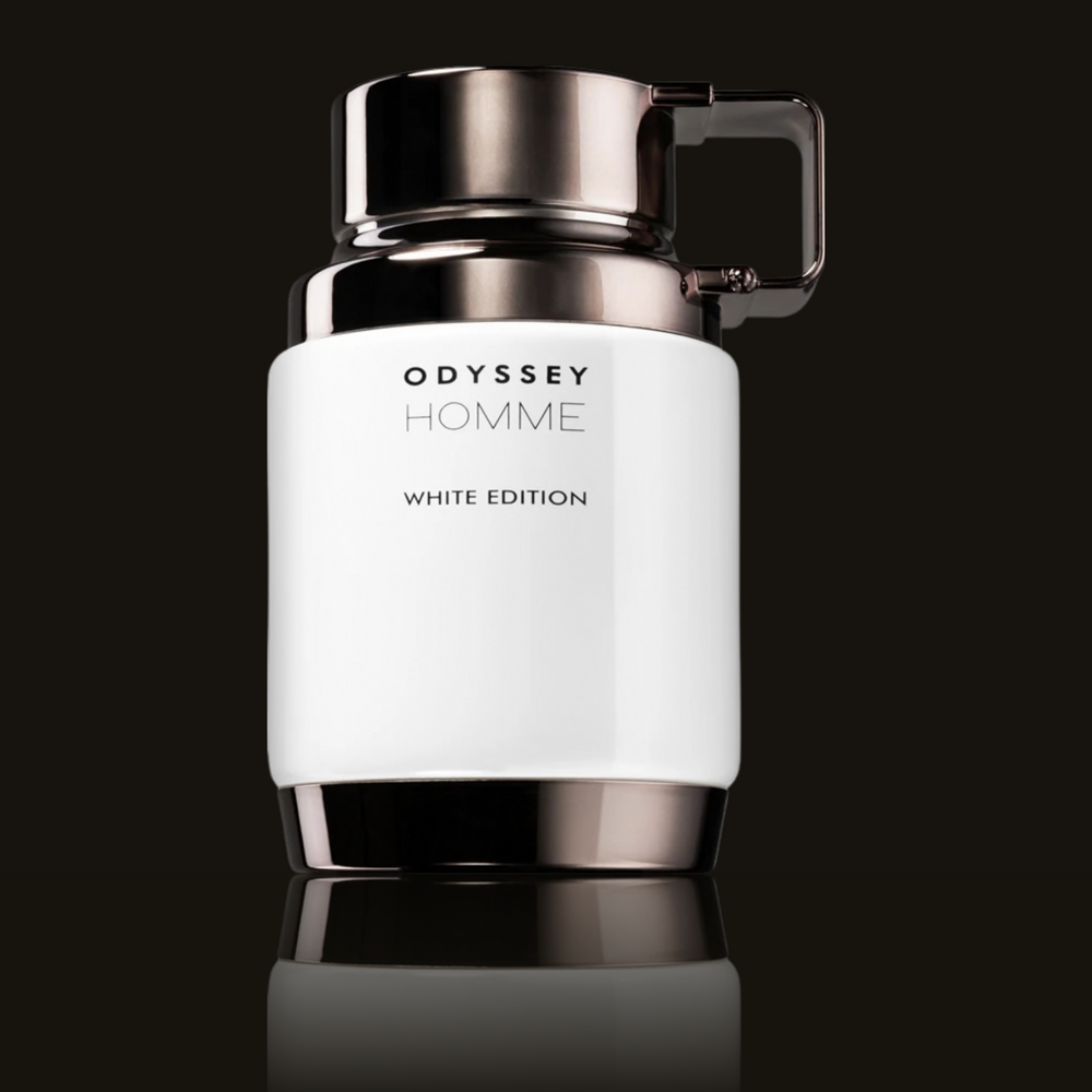 Armaf Odyssey Homme White Edition parfumeprøve i mørk flakon – Mandedufte.dk