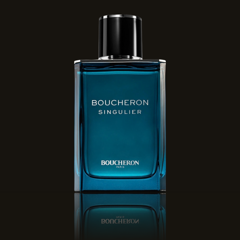 Boucheron Singulier parfumeprøve i mørk flakon – Mandedufte.dk