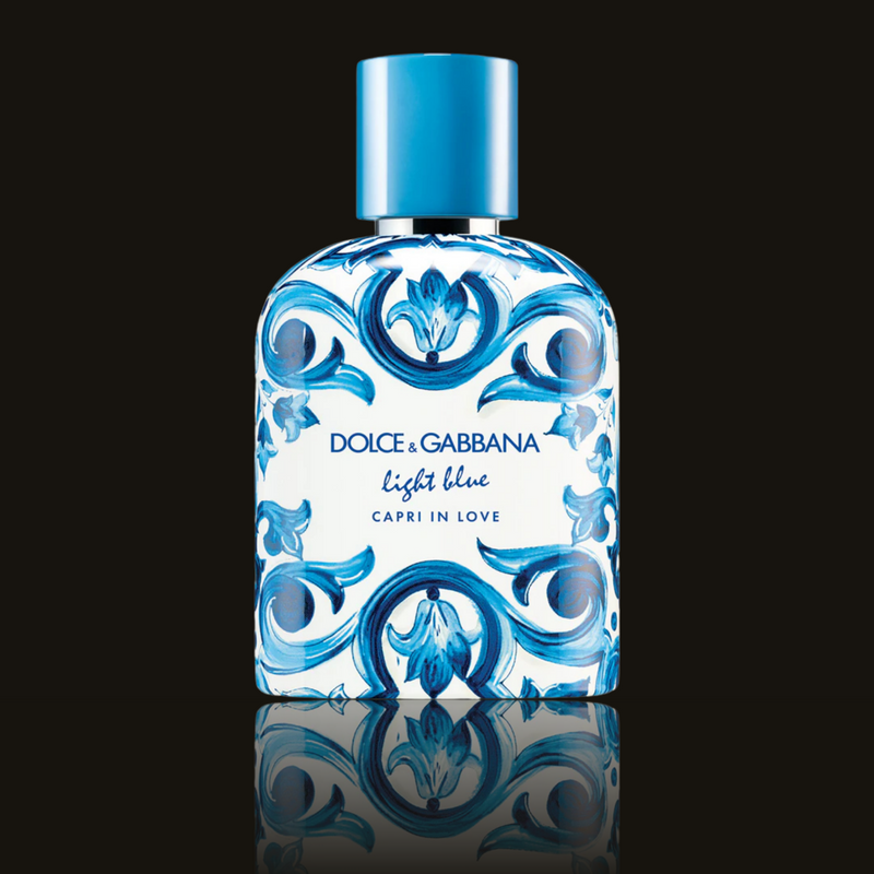 Dolce & Gabbana Light Blue Capri In Love EDP parfumeprøve i mørk flakon – Mandedufte.dk