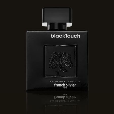 Franck Olivier Black Touch parfumeprøve i mørk flakon – Mandedufte.dk