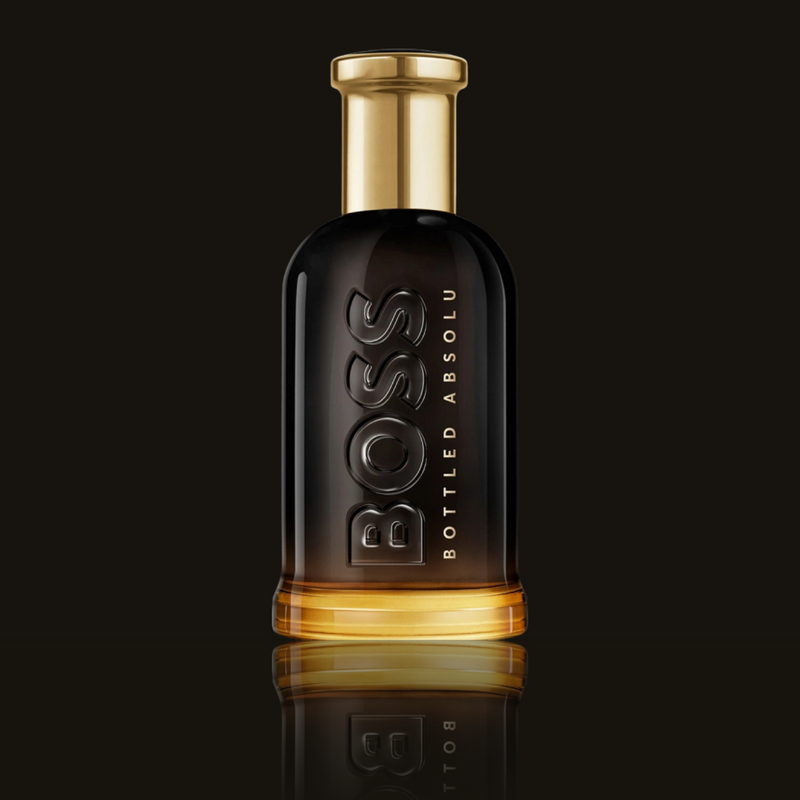 Hugo Boss Bottled Absolu parfumeprøve i mørk flakon – Mandedufte.dk