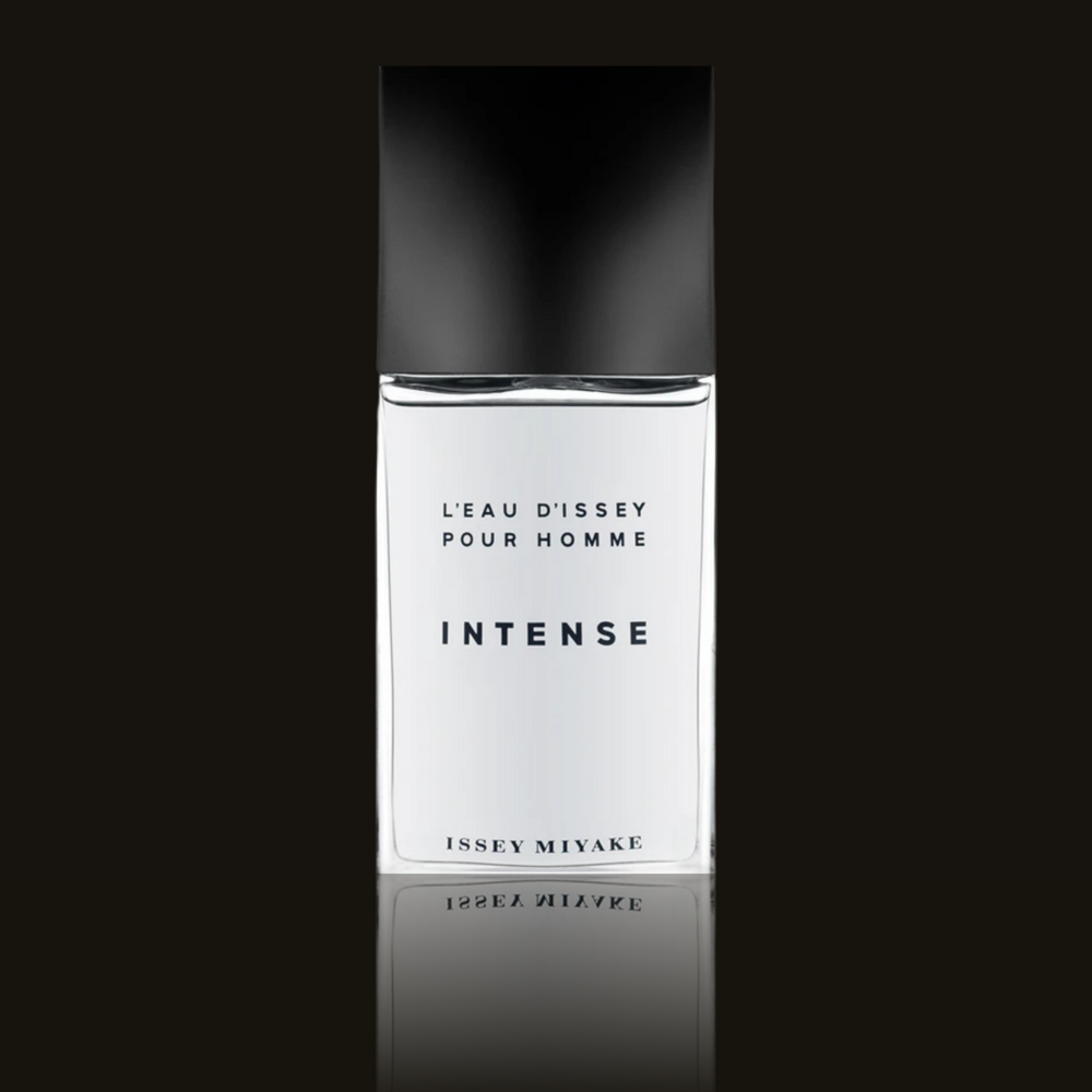 Issey Miyake L'Eau d'Issey Intense parfumeprøve i mørk flakon – Mandedufte.dk