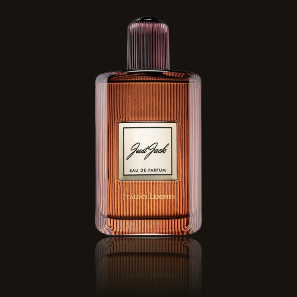 Just Jack Italian Leather parfumeprøve i mørk flakon – Mandedufte.dk