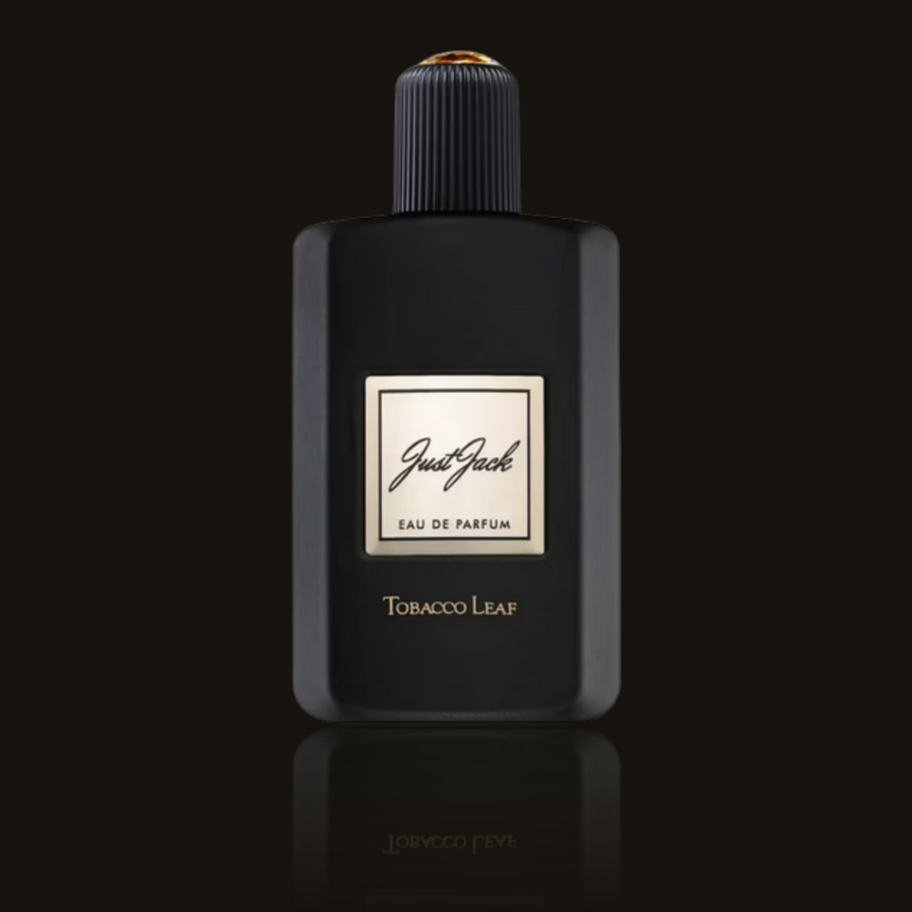 Just Jack Tobacco Leaf parfumeprøve i mørk flakon – Mandedufte.dk