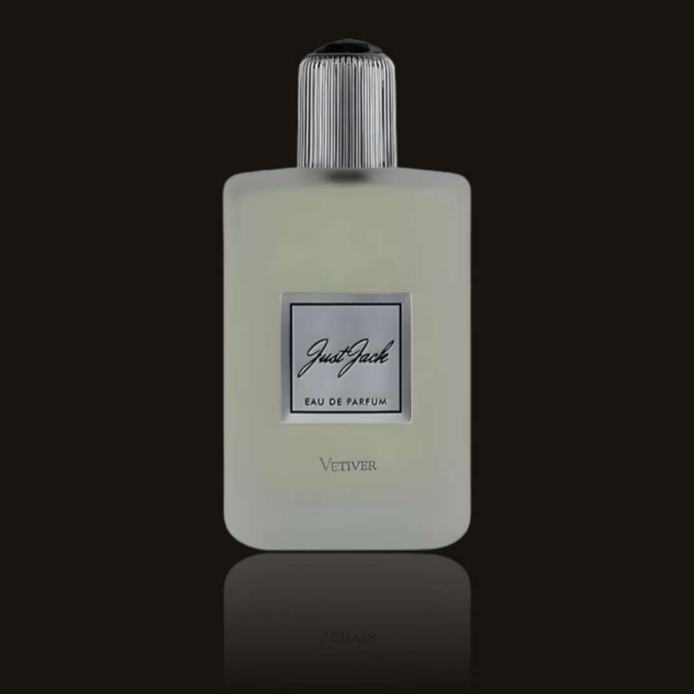 Just Jack Vetiver parfumeprøve i mørk flakon – Mandedufte.dk