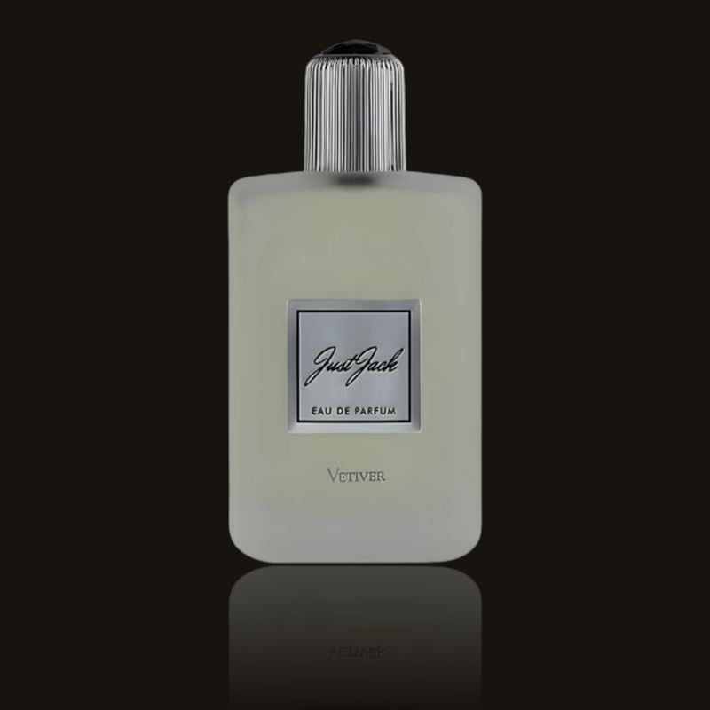 Just Jack Vetiver parfumeprøve i mørk flakon – Mandedufte.dk