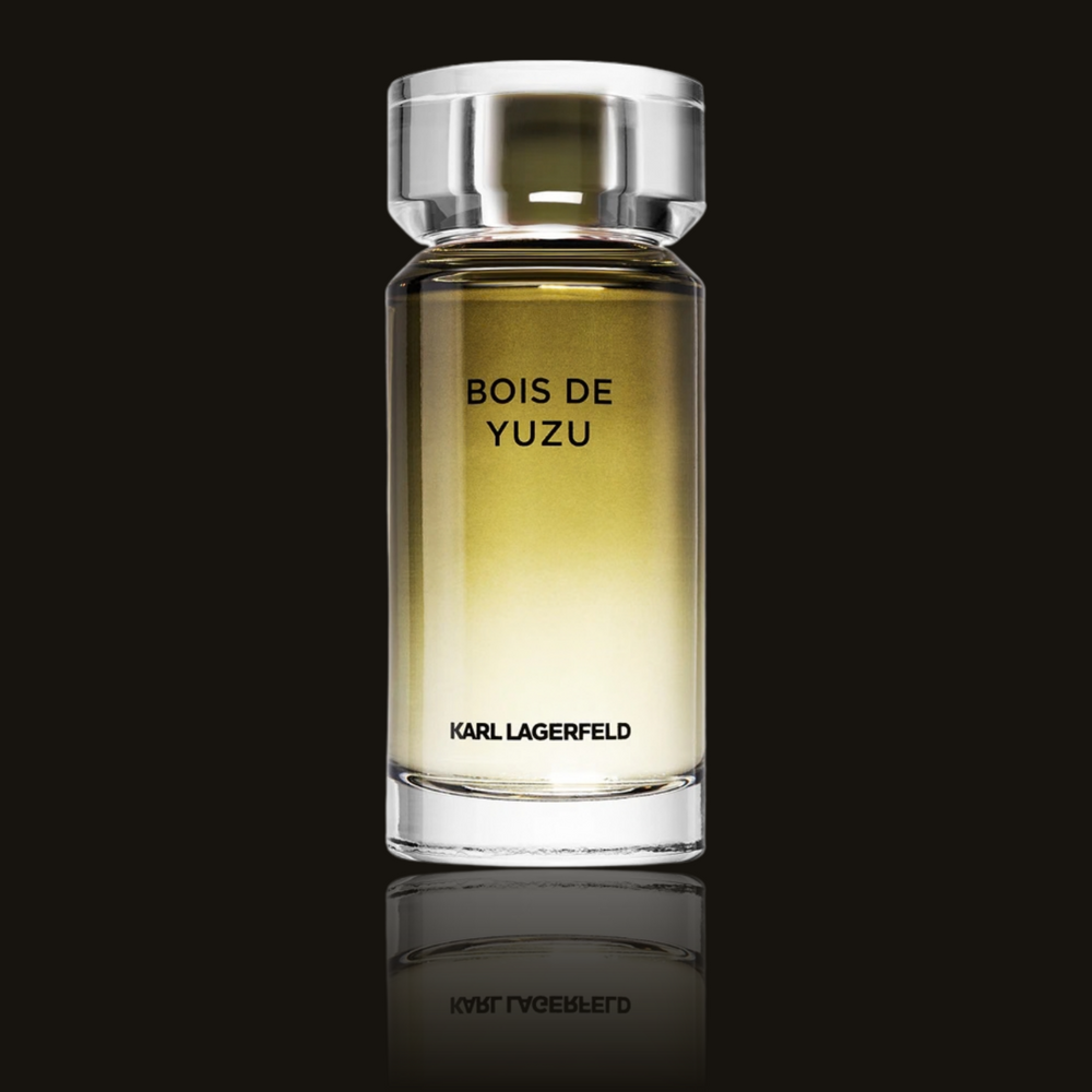 Karl Lagerfeld Bois de Yuzu parfumeprøve i mørk flakon – Mandedufte.dk