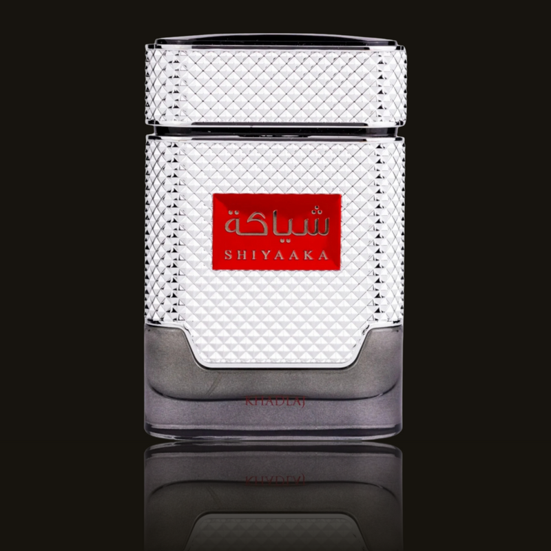 Khadlaj Shiyaaka Red EDP parfumeprøve i mørk flakon – Mandedufte.dk