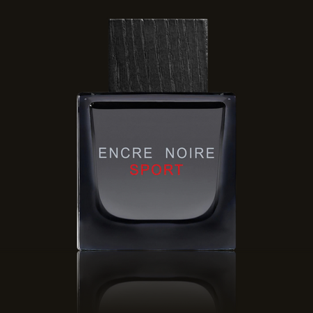 Lalique Encre Noire Sport parfumeprøve i mørk flakon – Mandedufte.dk