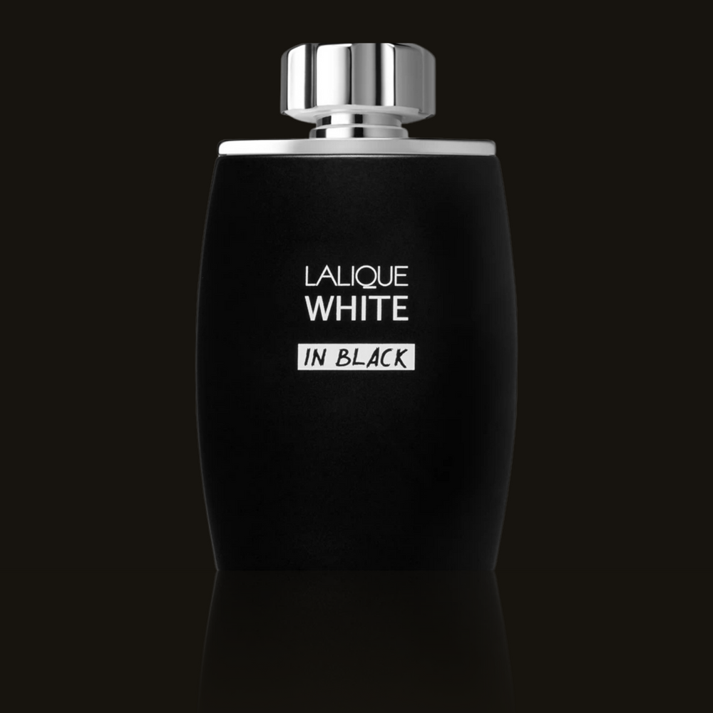 Lalique White In Black parfumeprøve i mørk flakon – Mandedufte.dk