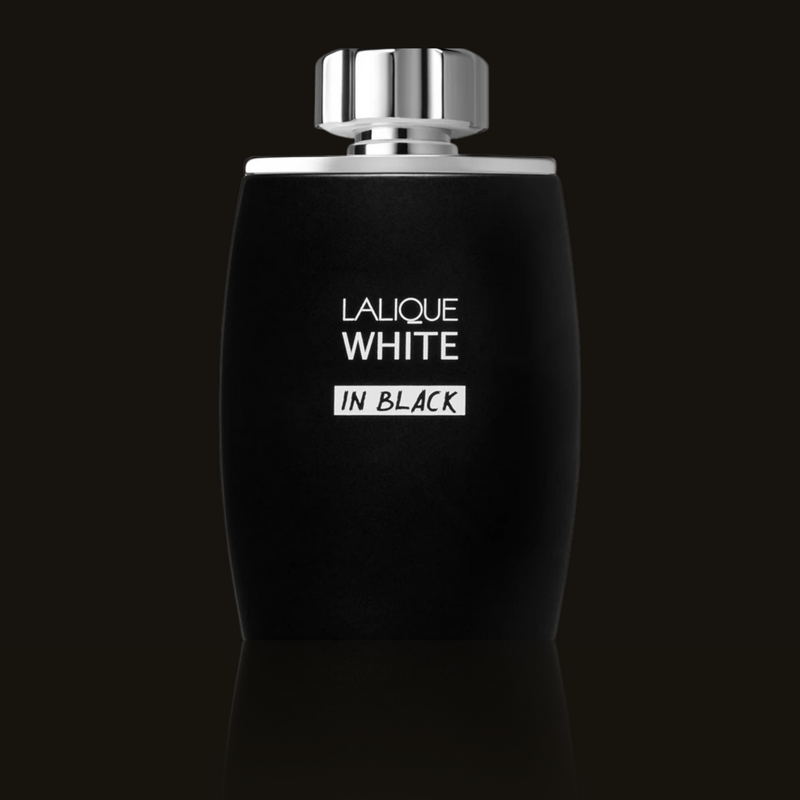 Lalique White In Black parfumeprøve i mørk flakon – Mandedufte.dk