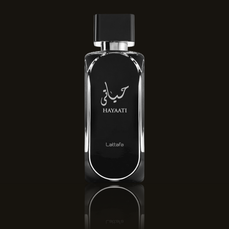 Lattafa Hayaati parfumeprøve i mørk flakon – Mandedufte.dk