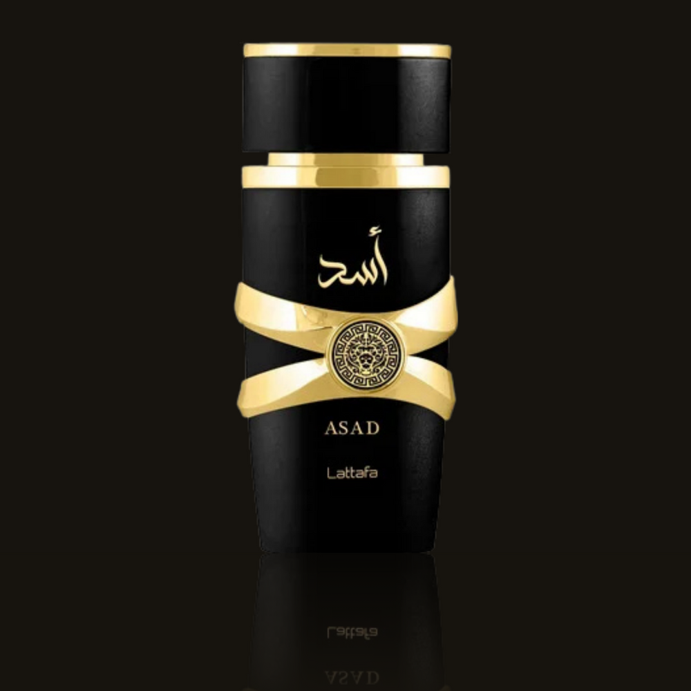 Lattafa Asad EDP parfumeprøve i mørk flakon – Mandedufte.dk