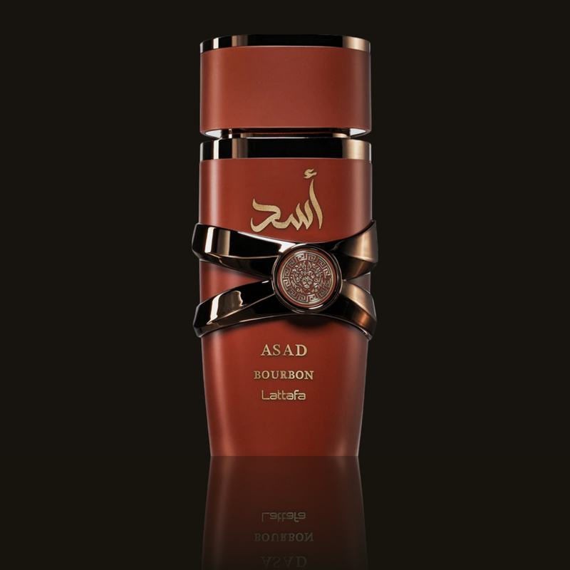 Lattafa Asad Bourbon EDP parfumeprøve i mørk flakon – Mandedufte.dk