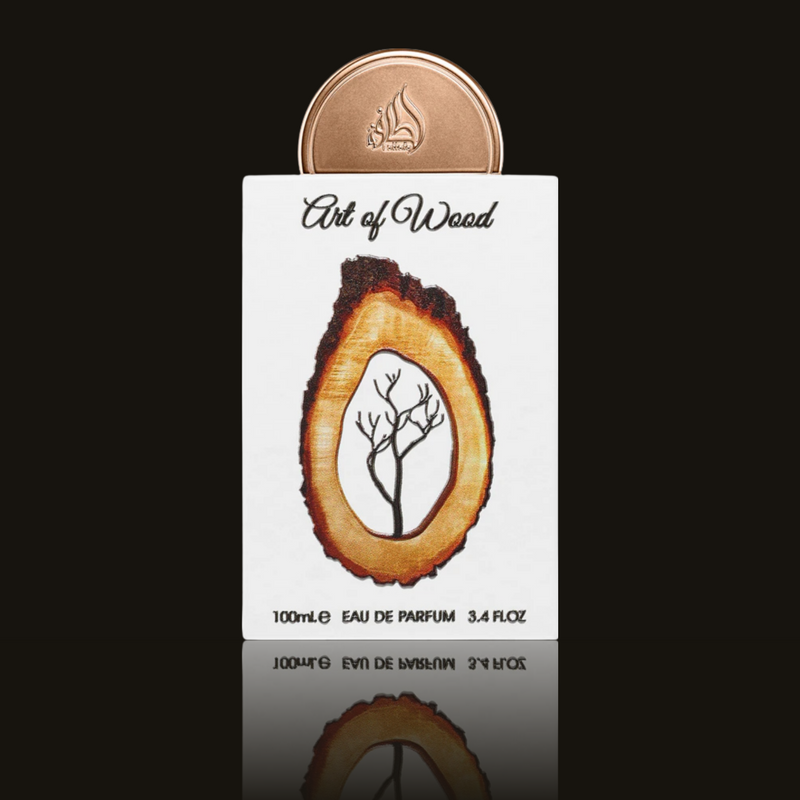Lattafa Pride Art Of Wood parfumeprøve i mørk flakon – Mandedufte.dk
