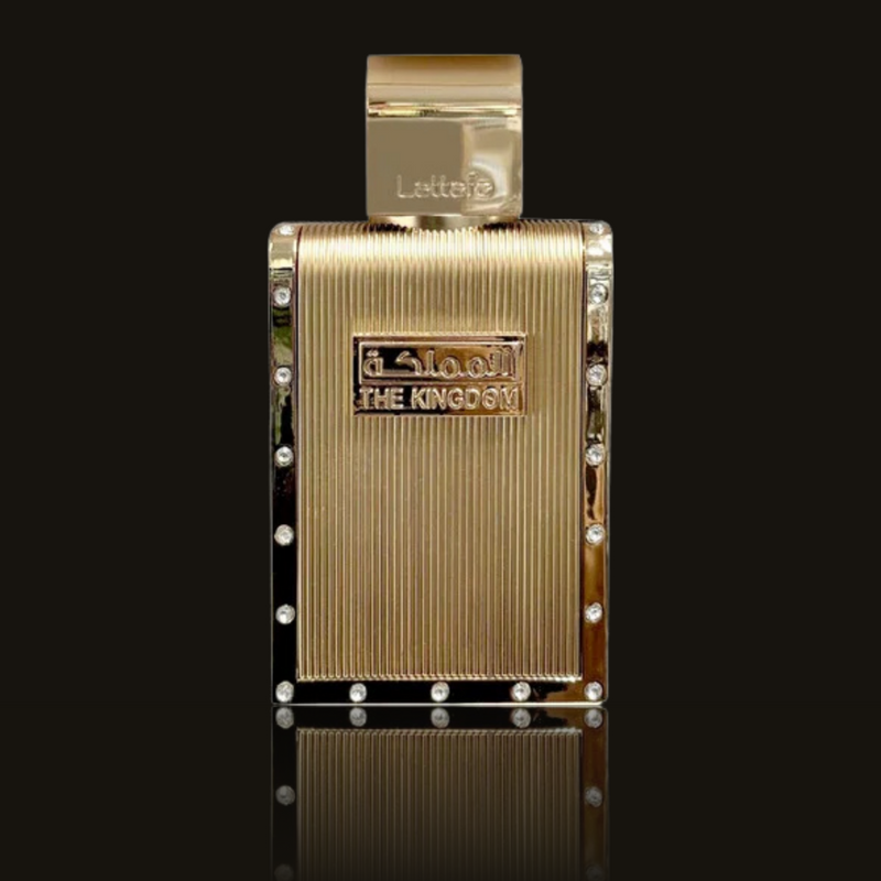 Lattafa The Kingdom Men EDP parfumeprøve i mørk flakon – Mandedufte.dk