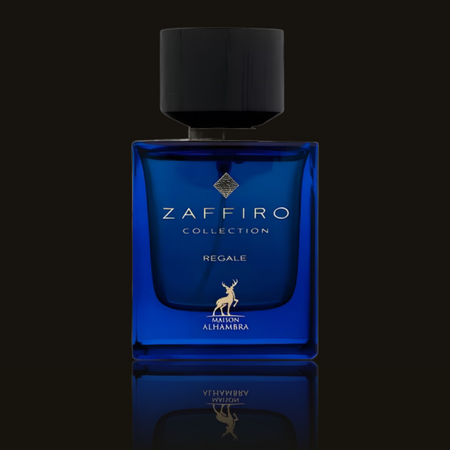Maison Alhambra Zaffiro Collection Regale parfumeprøve i mørk flakon – Mandedufte.dk