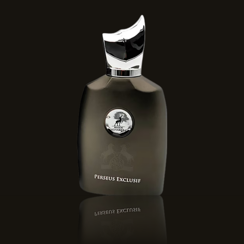 Maison Alhambra Perseus Exclusif parfumeprøve i mørk flakon – Mandedufte.dk