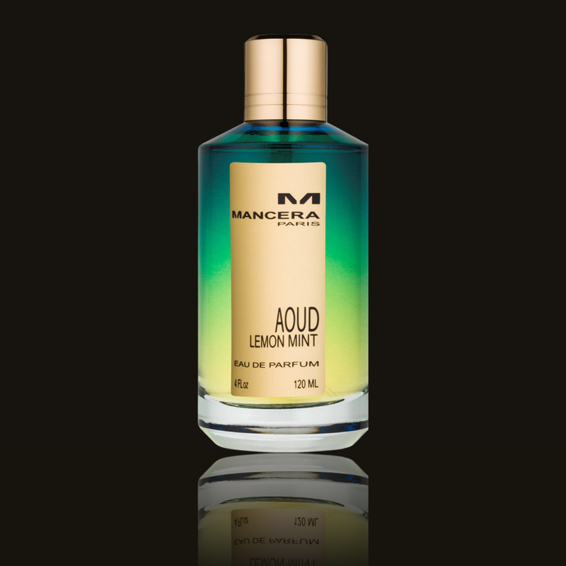 Mancera Aoud Lemon Mint EDP parfumeprøve i mørk flakon – Mandedufte.dk