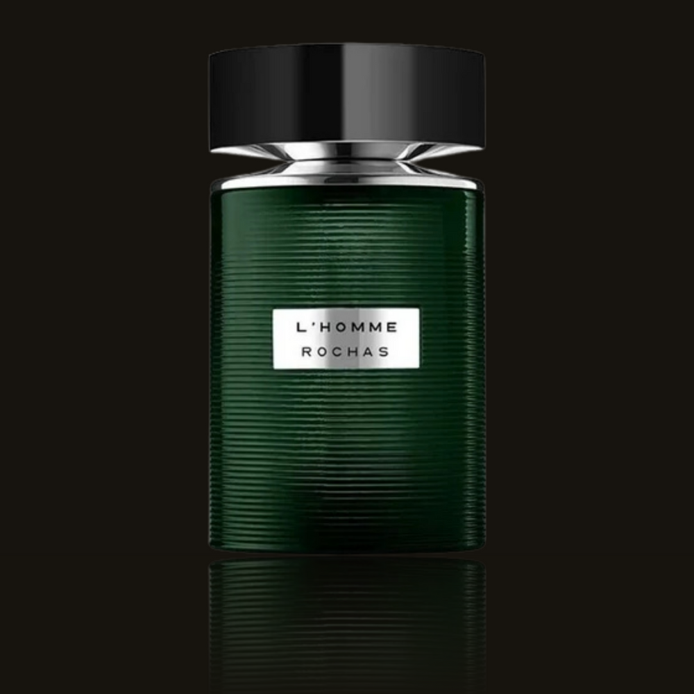 Rochas L´Homme Rochas Aromatic Touch parfumeprøve i mørk flakon – Mandedufte.dk