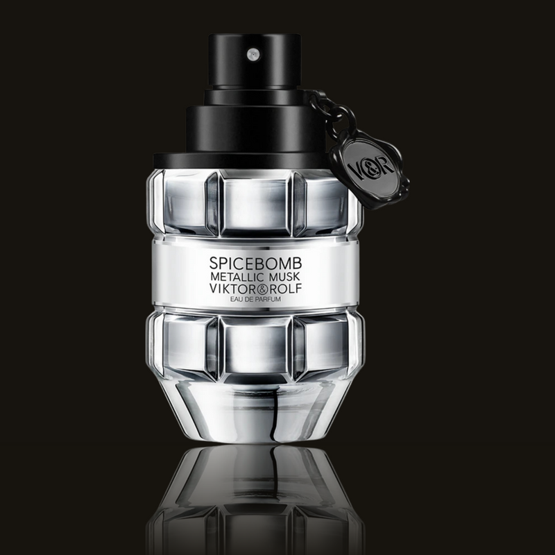 Viktor & Rolf Metallic Musk parfumeprøve i mørk flakon – Mandedufte.dk