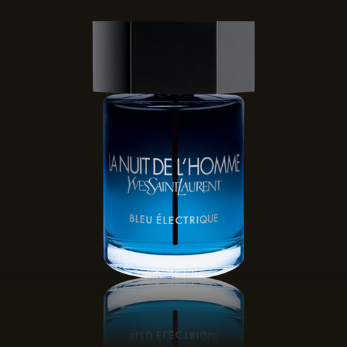 Yves Saint Laurent La Nuit Bleu Electrique EDT parfumeprøve i mørk flakon – Mandedufte.dk