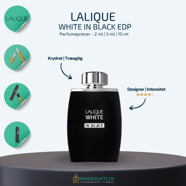 Lalique white in black