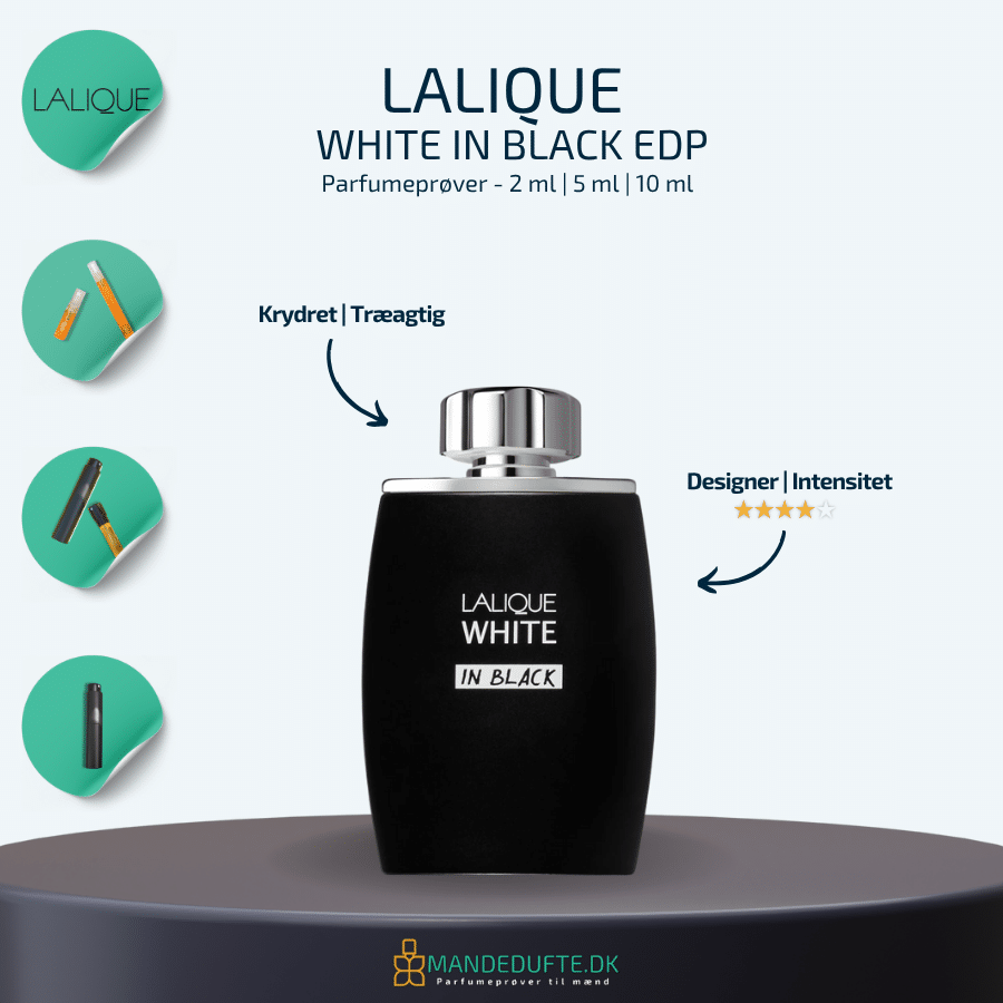 Lalique white in black