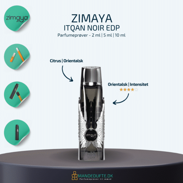 Mandedufte, parfumeprøver, Zimaya Itqan Noir